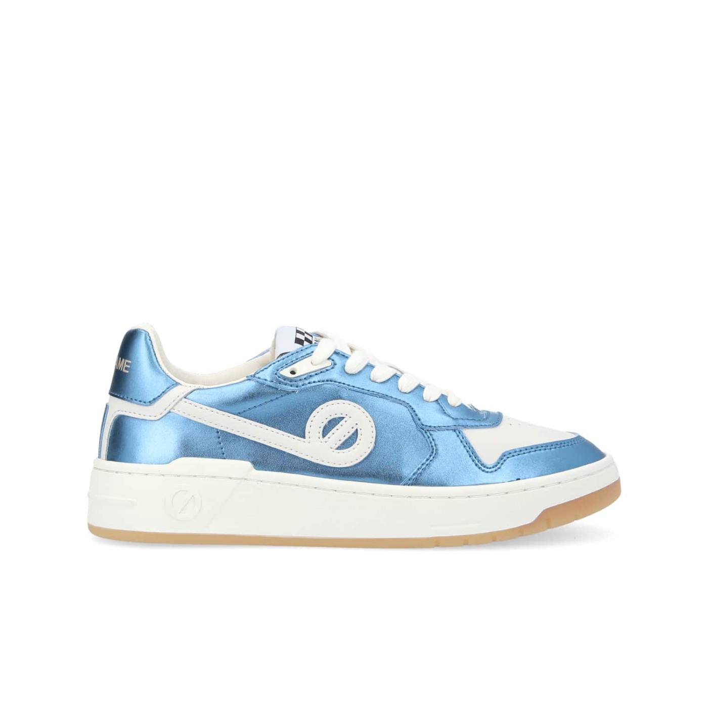 SNEAKER KELLY W - IRIS/NAPPA MORBIDA - BLU/BIANCO SPORCO